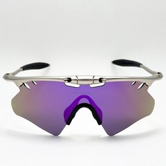 Oakley Mag X-Metal Sunglasses Silver Frame Blue Lens New Rare