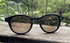 Men Brown Glass Sunglasses Women Black Glasses Johnny Depp Light Brown Sunglass