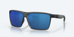 Costa Del Mar RINCON POLARIZED Sunglasses Matte Smoke Blue Mirror 580P Lens