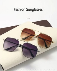 New Fashion Men Sunglasses Pilot Classic Driving Sun Glasses Metal Frame Mirror