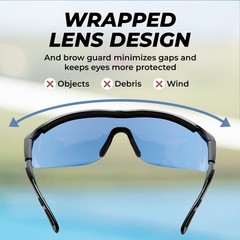 Specs Eye Guards for Enhanced Visibility and Protection in Tennis, Pickleball…