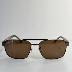 Ray Ban RB3751CH Chromance Sunglasses Polarized Brown Tint Unisex Adults 61-17