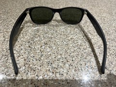 Ray-Ban RB2132 New Wayfarer Black Green G-15 Sunglasses 52-18 Italy