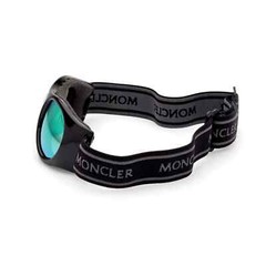 Moncler ML0051 01X Black Ski Goggles Branded Round Sport Acetate Frame 55-26*