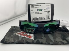 OAKLEY GASCAN SI MATTE BLACK PRIZM MARITIME GREEN POLARIZED SUNGLASSES OO9014-47
