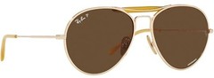 🔥 RAY-BAN Pilot TITANIUM POLAR CHROMANCE Round Sunglasses – RB8063 M 55-16mm
