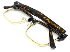 Men’s Classy Elegant Modern RETRO Clear Lens EYE GLASSES Square Tortoise Frame
