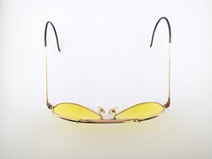 Randolph Engineering Sunglasses, 6 1/2 R/E 23K GP Gold, Metal, USA United States