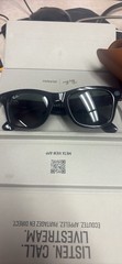 Ray-Ban RB 2132 901L New Wayfarer Black-Crystal Green Sunglasses