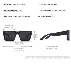 SPY Cyrus Men’s HD Polarized Sunglasses Matte Black Happy Lens Shades Brand New