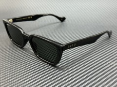 GUCCI GG1539S 001 Black Dark Grey Men’s 55 mm Medium Sunglasses