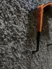 Blue Tinted Pit Vipers Orange Outside With Splatter Paint, Sports and Fun Games