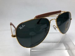 RAY-BAN RB3422 Aviator Sunglasses Gold Frame 58mm Gray Lens