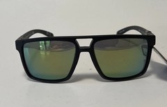 NEW PANAMA JACK men’s Sunglasses Polarized Black Plastic Multicolored Mirrored ￼
