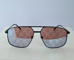 Gucci GG1676S 005 Unisex Square Sunglasses in Black with Grey Lens 100% UV
