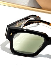 JACQUES MARIE MAGE ENZO Axetat 10mm Unisex Sunglasses Lens 51mm With New Case