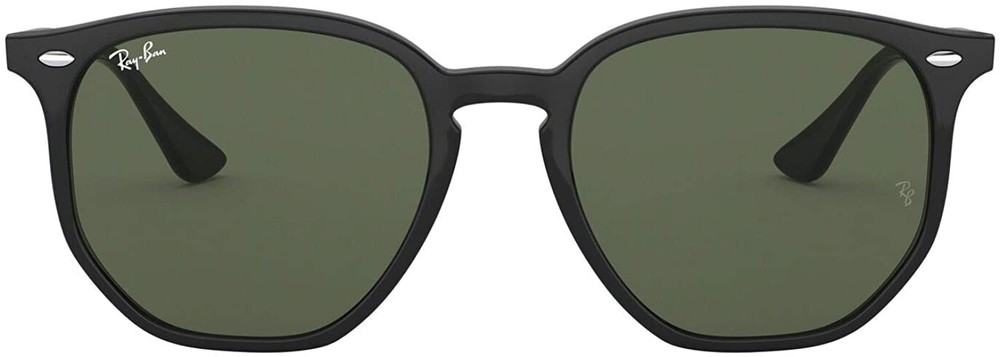 Ray-Ban 0Rb4306 Irregular Sunglasses – Black / Green – Authentic New