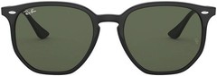 Ray-Ban 0Rb4306 Irregular Sunglasses – Black / Green – Authentic New