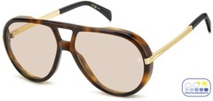 DAVID BECKHAM DB 99 /VOYAGER Ik3o 3o Nude Photocromatic Size 61 Sunglasses