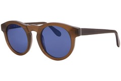 RetroSuperFuture Boy PYW/R F16 Sunglasses Brown/Transparent/Blue Zeiss 50mm