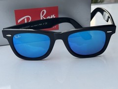 NEW Ray-Ban RB2140 Original WAYFARER 901/17 BLUE MIRROR Sunglasses 50mm
