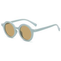 New Fashion round Frame Candy Colored Sunglasses for Baby Retro Solid Color Eye