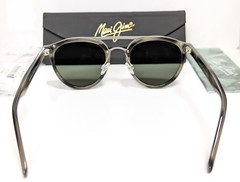 NEW Maui Jim Sunny Days Gray Horn Polarized Gray Lens Sunglasses MJ529-14H