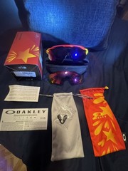 OAKLEY Radar EV Path Sunglasses Red/Yellow Prizm Road OO9208-F2 TEAM CHINA NEW