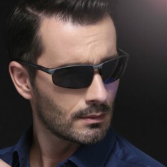 Aluminum HD Polarized Photochromic Sunglasses Men Driving Eyewear Sports Glasses