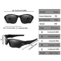 Polarized Sports Sunglasses Outdoor Cycling Driving Fishing Glasses UV400 Goggle
