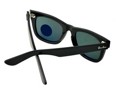 Ray-Ban Sunglasses RB2140 Original Wayfarer Black Frame Green Lenses 50mm Unisex