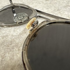 Rag & Bone Round Silver Sunglasses Brown RNB1017/S KB7 Size 49/23-145 mm