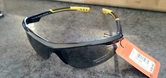 Imported BOOTS Sport Sunglasses Yellow & Black Frames 100% UVA UVB MSRP $29.99