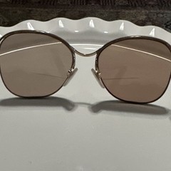 Vintage Charmant Japan Titanium Round Eyeglasses 135mm Temples, Brown Tint