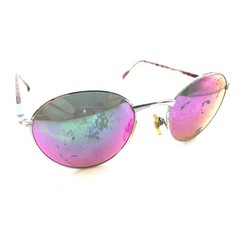 Serengeti 5539V Silver Brown Round Oval Sunglasses Frames Japan Designer Unisex