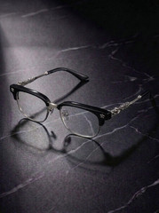 Luxury Gothic Eyeglass Frames Retro Clear Half Rim Cross Men Women Eyewear Glass
