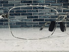 Maui Jim “BLACK ROCK” 218-17 Gloss Silver WRAP STAINLESS STEEL Sunglass Frames