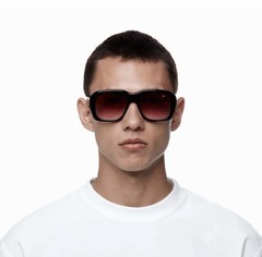 Vintage Frames (VF) Company Geometric Oversized, Black Acetate XXL
