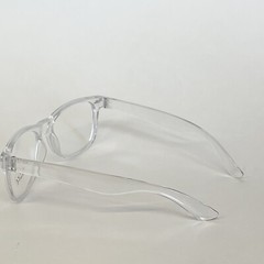 2 Clear Lens Glasses Rectangle Frame Transparent Fashion Eyewear UV 400 Protect
