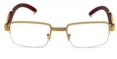 Dark Brown Lens Square Gold Marble Men Shades Outdoor Small Rapper Glasses Fancy