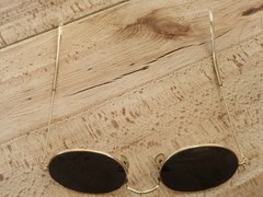 Authentic Vintage 80’s Ray-Ban Bausch & Lomb W0976 Gold Oval Metal Sunglasses