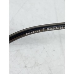 OWNDAYS BLACKinBLACK Eyeglasses Stainless Steel BLKCLR Men’s OB1014G-5A