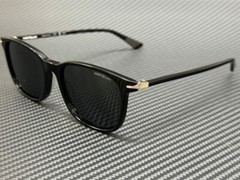 MONT BLANC MB0338S 001 Black Grey Men’s Medium 52 mm Sunglasses