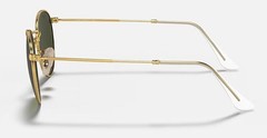 Ray Ban Round Metal Arista Gold Sunglasses *NEW, TAGS, CASE, MINT*