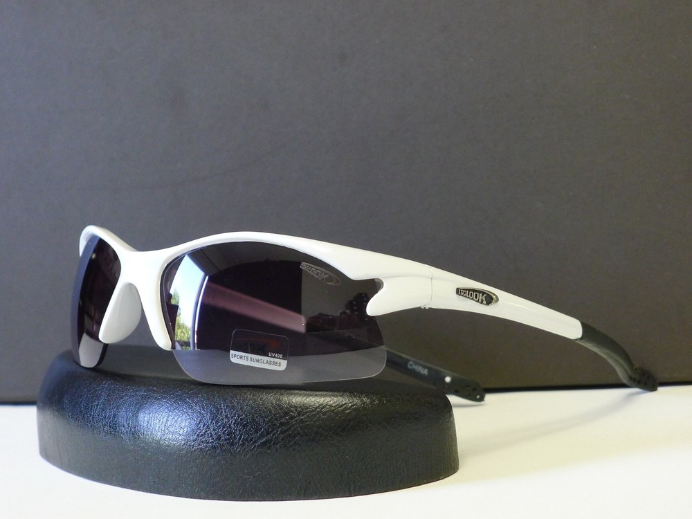 Designer Coolook Mens Sport Wrap Color Mirror Designer Sunglasses +Soft Bag 053