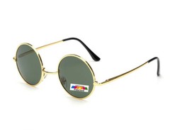 Polarised Mens Womens LargeVintage Fashion Polarized Round Sunglasses OZ Seller