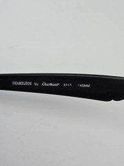 Charmant Chameleon 4915 Black Frame Multi-Color Mirror Glass Lens Sunglasses