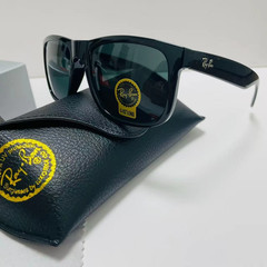 Ray-Ban RB4165 Polarized Sunglasses Black Frame / Dark Gray Lenses 50mm