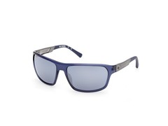 Harley-Davidson HD 00027 Shiny Blue / Matte Gunmetal 90X Size 61 Sunglasses