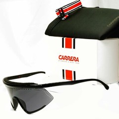 Carrera Black Shield Sunglasses Hyperfit 10 Designer Sport Cycling Visor 807IR